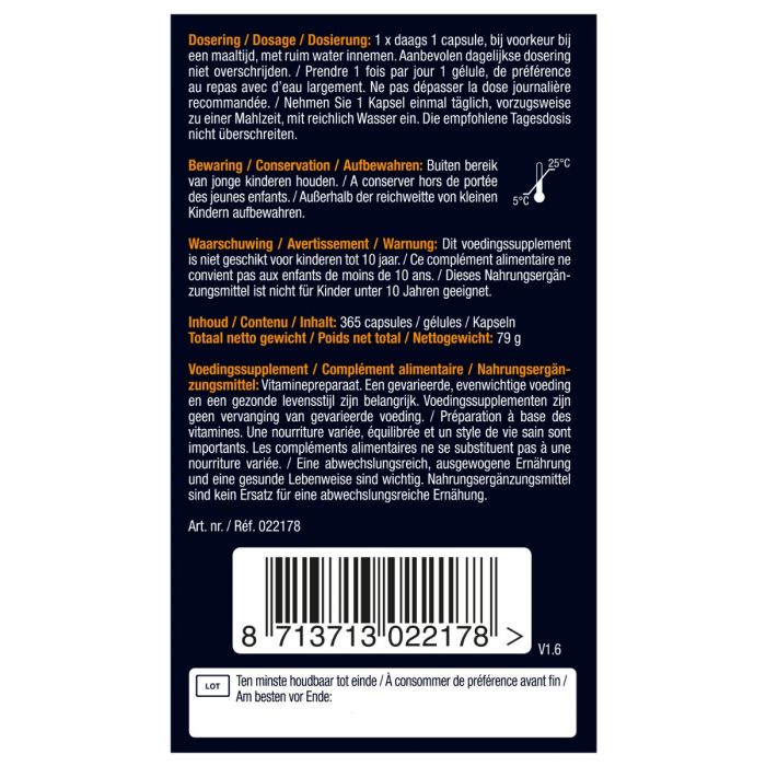 Lucovitaal Vitamine D3 25 Mcg