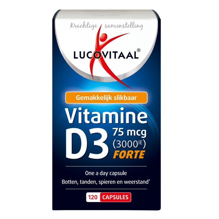 lucovitaal Vitamine D3 75 mcg 120 capsules
