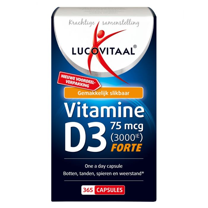 lucovitaal Vitamine D3 75 mcg 365 capsules