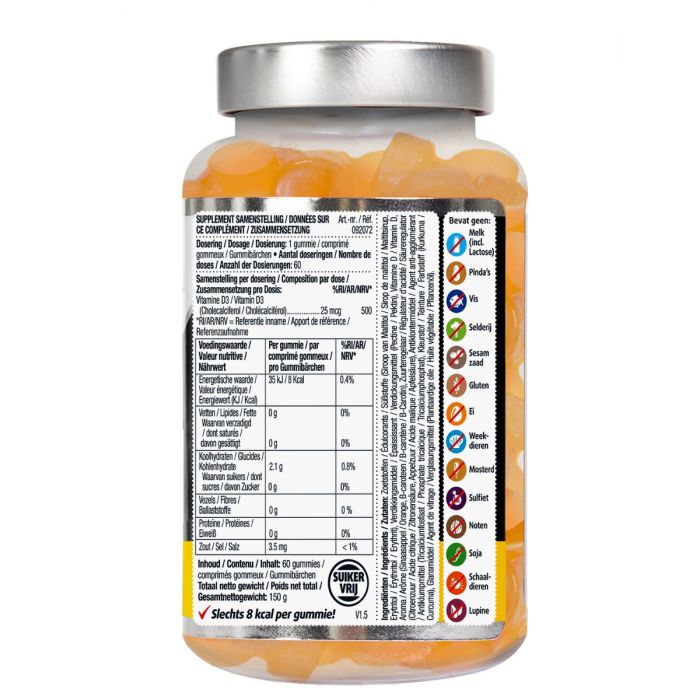 Lucovitaal Vitamine D3 Gummies Suikervrij