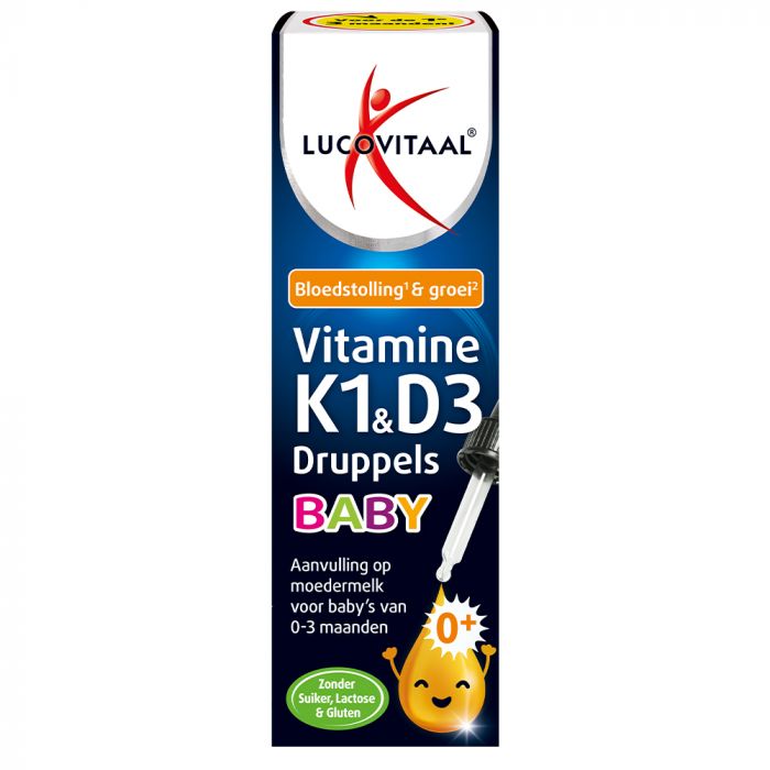 lucovitaal Vitamine K1 & D3 Druppels Baby 14 5 ml