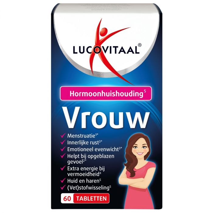 lucovitaal Vrouw Hormoonhuishouding 60 tabletten