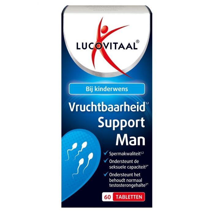 lucovitaal Vruchtbaarheid Support Man 60 tabletten