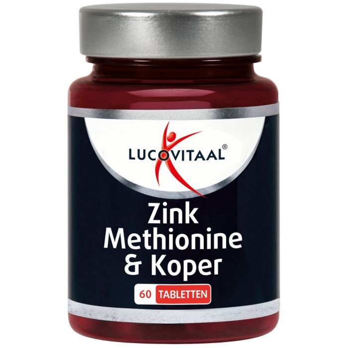 Lucovitaal Zinkmethionine & Koper 60 Tabletten