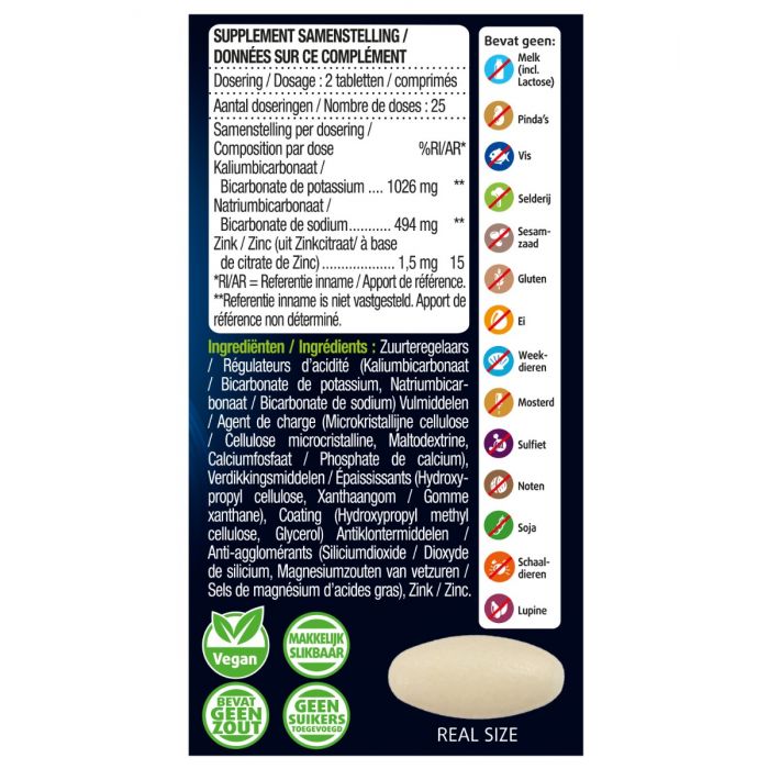 Lucovitaal Zuur Base Balans Gecoate Tabletten