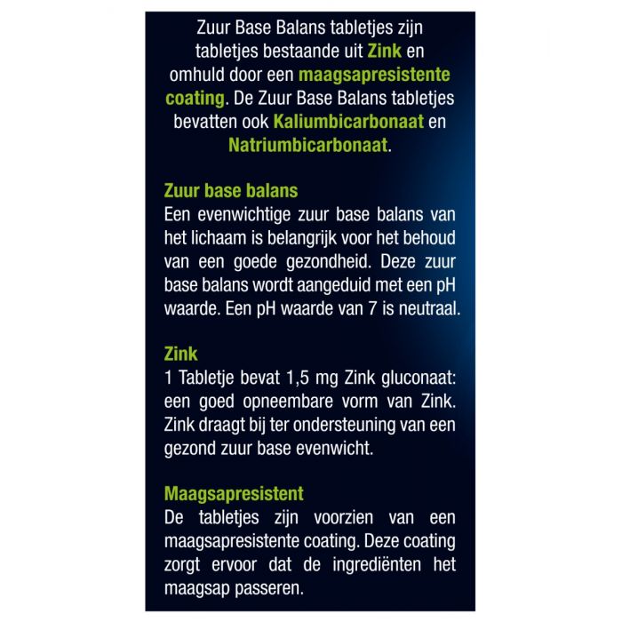 Lucovitaal Zuur Base Balans Gecoate Tabletten