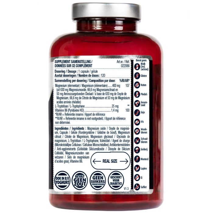 Lucovitaal Magnesium 400 Met Vitamine B6 & L-Tryptofaan 120 Capsules
