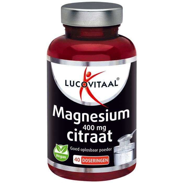 lucovitaal Magnesium 400 mg Citraat Poeder (40 doseringen)