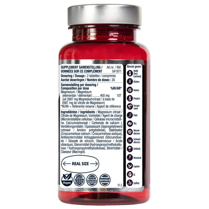 Lucovitaal Magnesium Citraat Tabletten 400 Mg 60 Tabletten