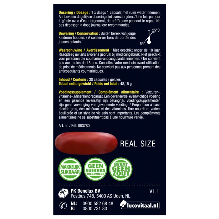 Lucovitaal Magnesium Mama & Baby Multivitamine Zwangerschap 30 Capsules