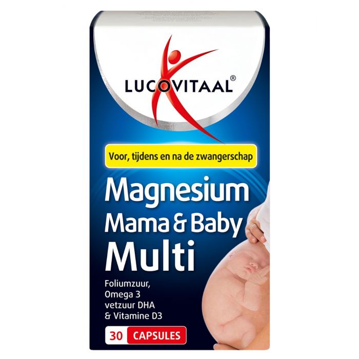 lucovitaal Magnesium Mama & Baby Multivitamine Zwangerschap 30 capsules