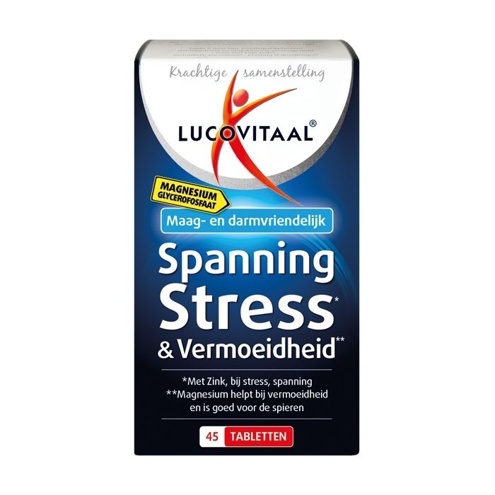 lucovitaal Magnesium Spanning Stress & Vermoeidheid 45 tabletten
