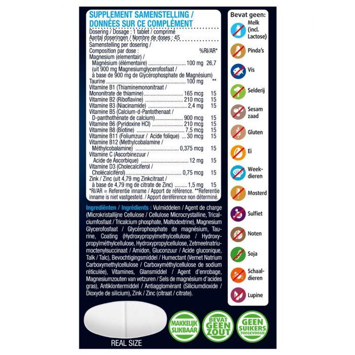 Lucovitaal Magnesium Spanning Stress & Vermoeidheid 45 Tabletten