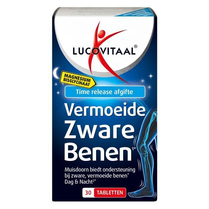 lucovitaal Magnesium Vermoeide Zware Benen 30 tabletten