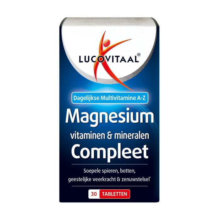 lucovitaal Magnesium Vitaminen & Mineralen Compleet 30 tabletten