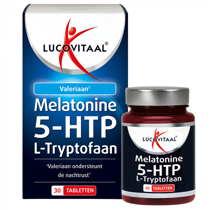 Lucovitaal Melatonine 5 HTP L-Tryptofaan 30 Tabletten