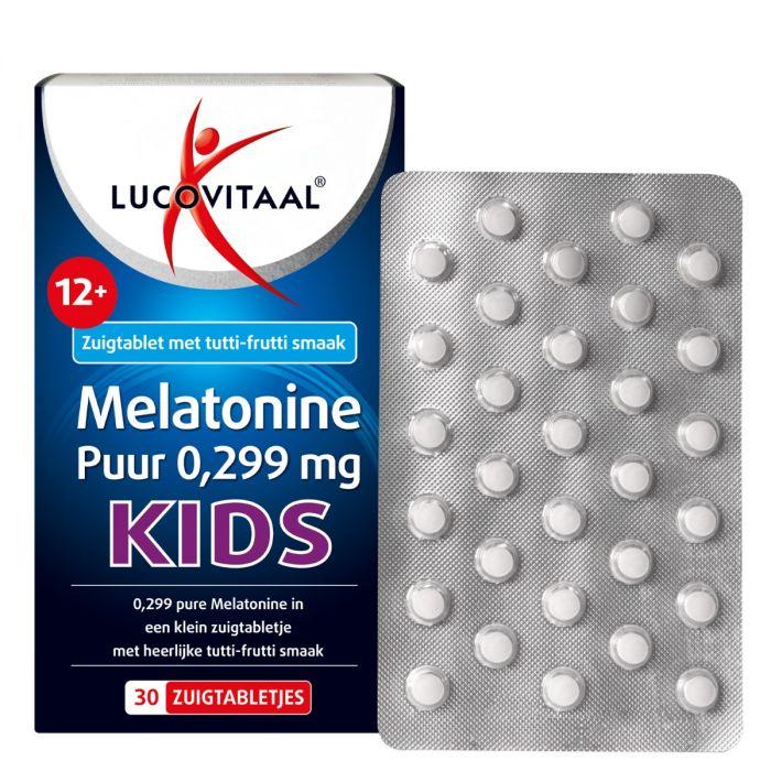 Lucovitaal Melatonine Kinderen 0 299 Mg Met Tutti-frutti Smaak 30 Zuigtabletten