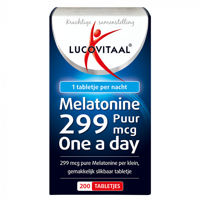lucovitaal Melatonine tabletjes 299 mcg 200 tabletten