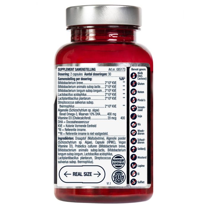 Lucovitaal Omega 3 Probiotica & Vitamine D3 60 Capsules