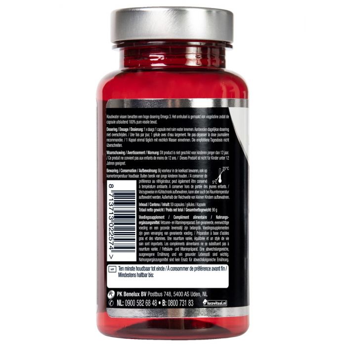 Lucovitaal Puur Omega 3 Koudwater Visolie 50 Capsules