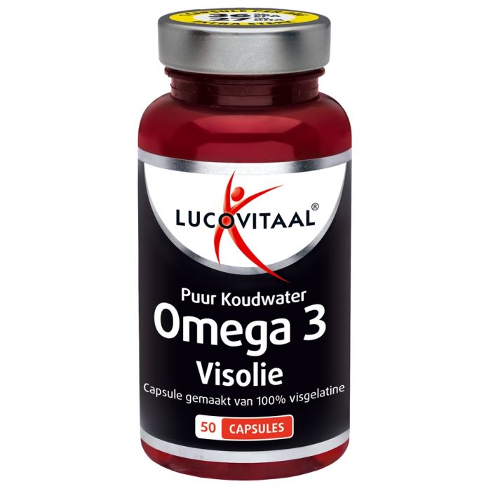 lucovitaal Puur Omega 3 Koudwater Visolie 50 capsules