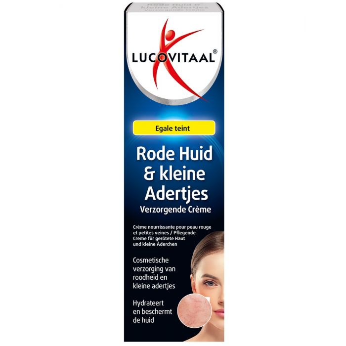 lucovitaal Rode huid en kleine Adertjes Verzorgende crème 30ml
