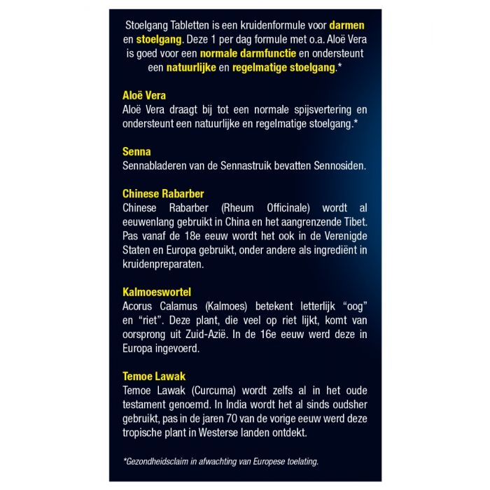 Lucovitaal Stoelgang Tabletten MAXI PACK 180 Tabletten