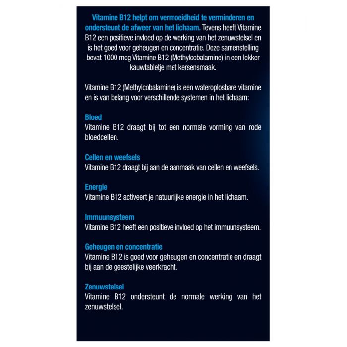 Lucovitaal Vitamine B12 1000 Mcg 180 Tabletten MAXI PACK
