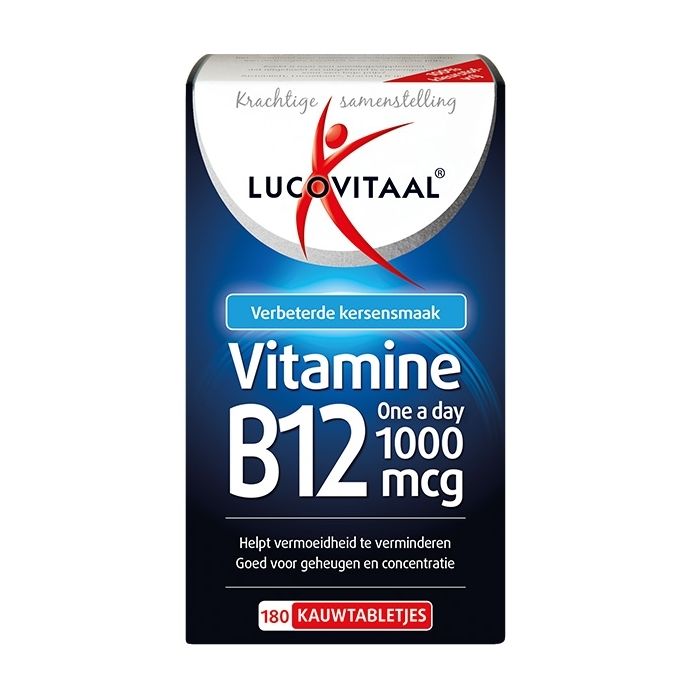 lucovitaal Vitamine B12 1000 mcg 180 tabletten MAXI PACK
