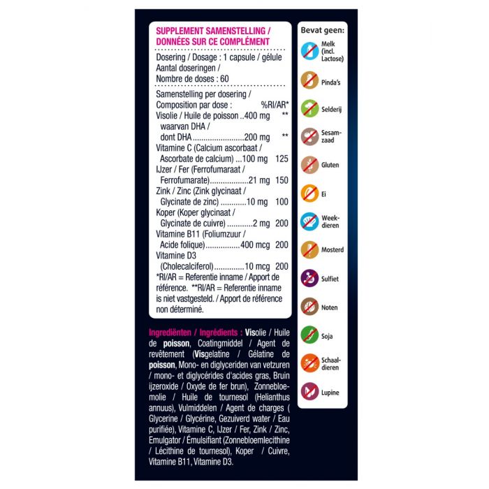 Lucovitaal Vruchtbaarheid Support Vrouw 60 Softgels