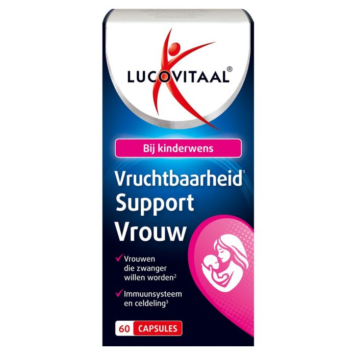 lucovitaal Vruchtbaarheid Support vrouw 60 softgels