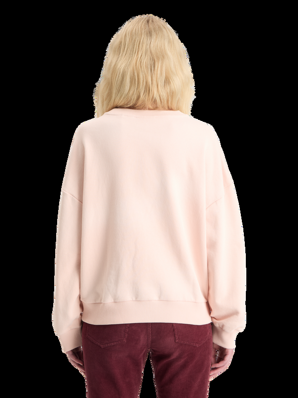 Maison Scotch CHEST ARTWORK BOYFRIEND FIT SWEATSHIRT