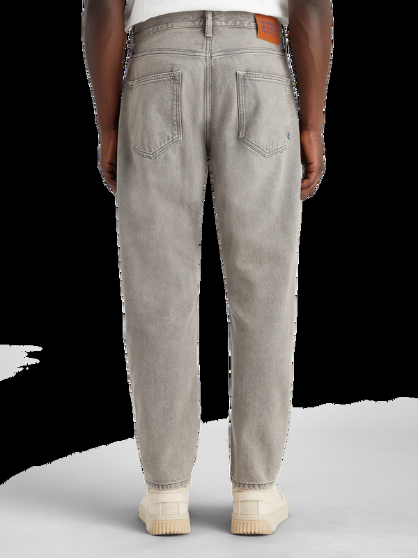Maison Scotch Core Dean Loose Tapered Jeans Grijs Road