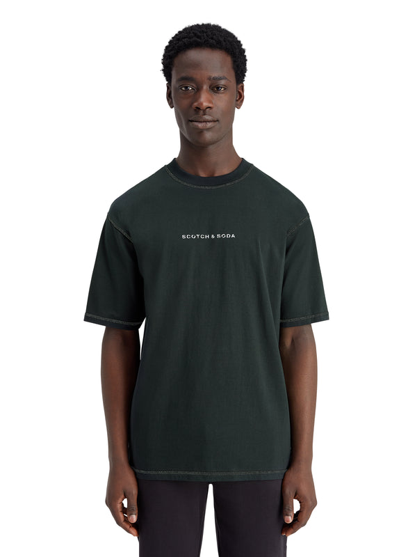 maison scotch Core - T-shirt met logo op de voorkant van de borst