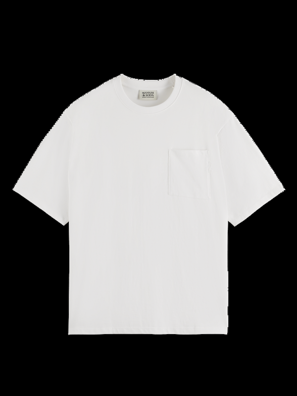 Maison Scotch Core - T-shirt Met Losse Pasvorm En 3 Kruisen