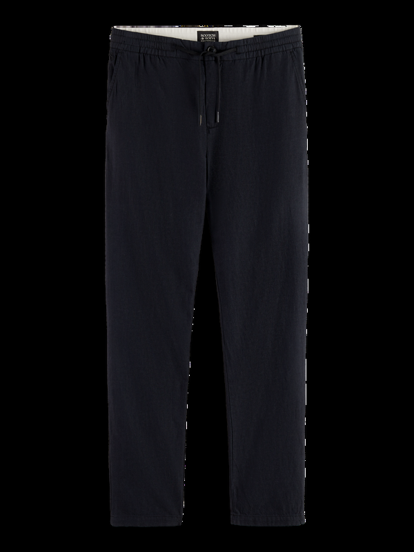 Maison Scotch CORE - WARREN - COTTON/ LINEN TWILL JOGGER