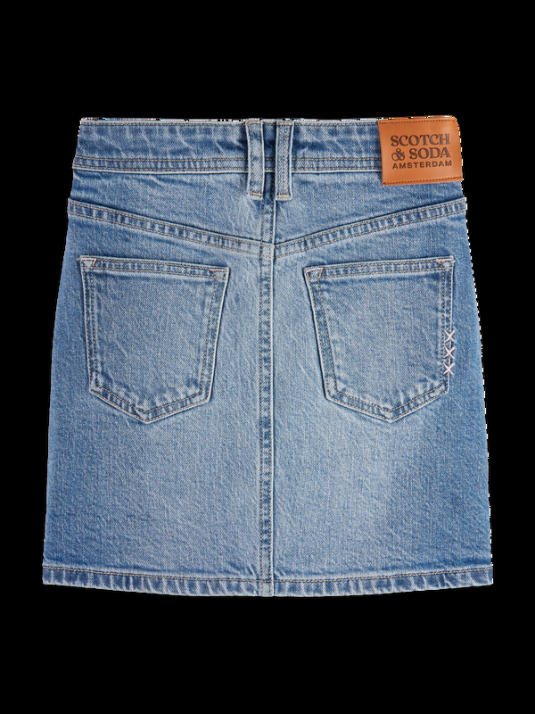 Maison Scotch DENIM PATCH POCKET SKIRT - DREAM CATCHER