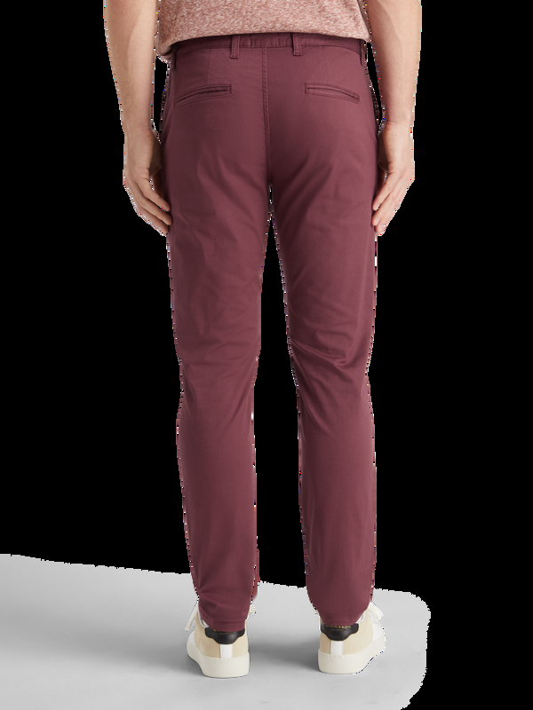 Maison Scotch Essentiële Chino Van Gemêleerd Stretchkatoen