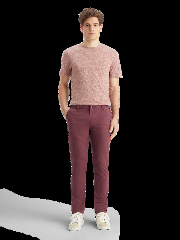 maison scotch Essentiële chino van gemêleerd stretchkatoen