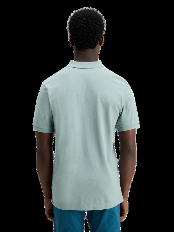 Maison Scotch Essentiële Piquépolo Van Biologisch Katoen