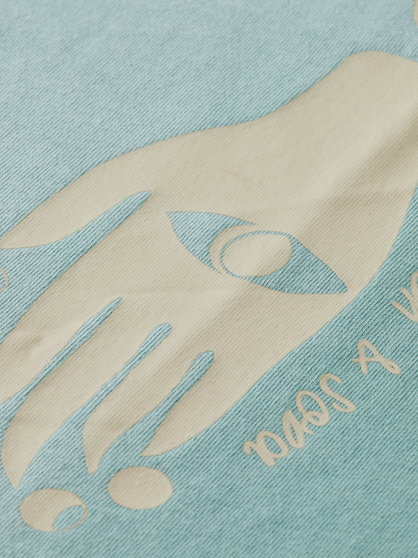 Maison Scotch GARMENT DYED FRONT BACK ARTWORK T-SHIRT