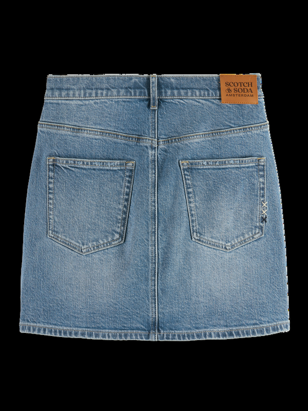 Maison Scotch Gemakkelijke Denimrok Met 5 Zakken - Dromenvanger