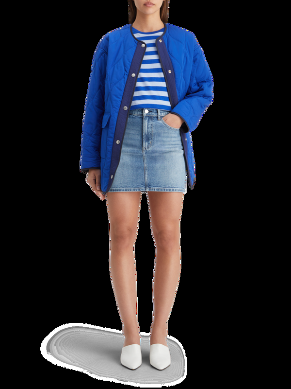 maison scotch Gemakkelijke denimrok met 5 zakken - dromenvanger