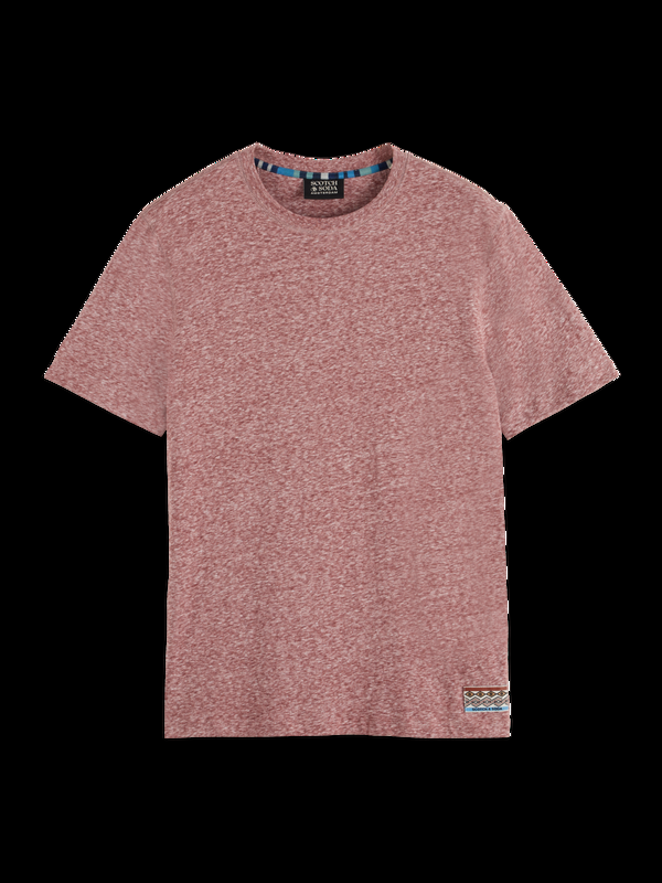 Maison Scotch Gemêleerd T-shirt Met Normale Pasvorm