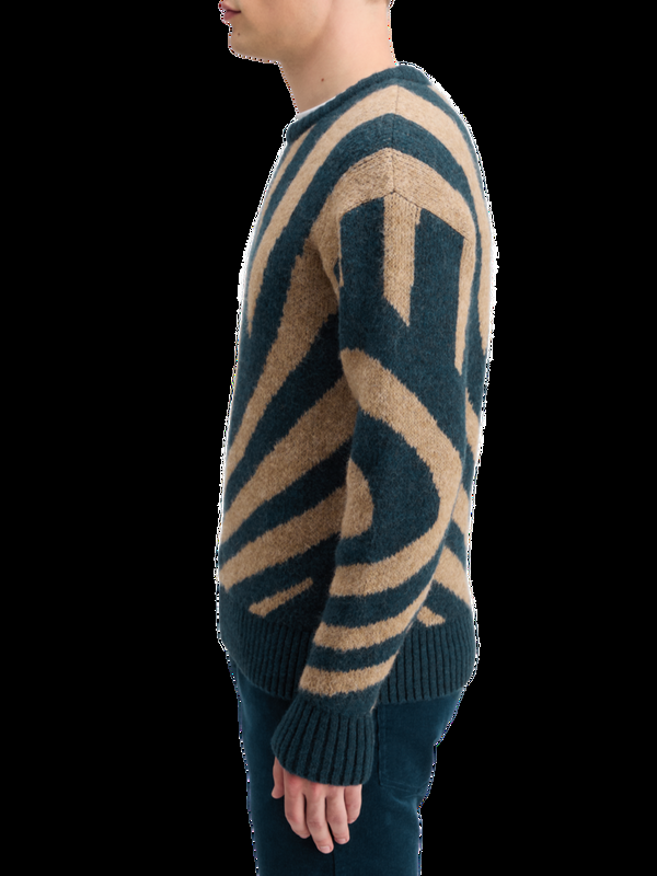 Maison Scotch HAIRY BIG WAVES DROPPED SHOULDER SWEATER