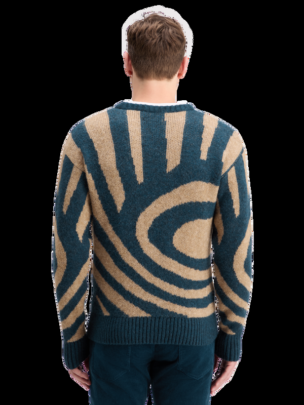 Maison Scotch HAIRY BIG WAVES DROPPED SHOULDER SWEATER