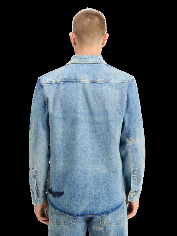 Maison Scotch JOE JONAS X SCOTCH SODA REGULAR FIT SHIRT - NOTES FROM JOE