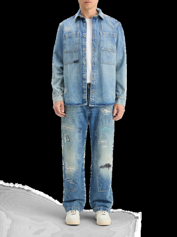 maison scotch JOE JONAS X SCOTCH SODA REGULAR FIT SHIRT - NOTES FROM JOE