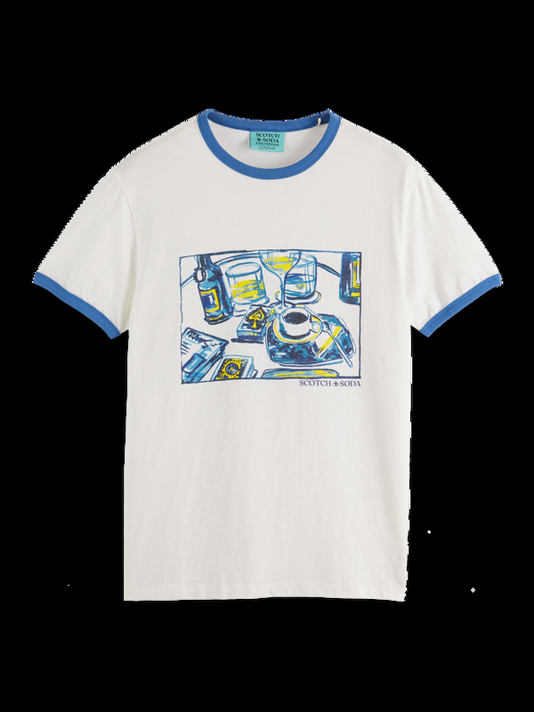 Maison Scotch JOE JONAS X SCOTCH SODA RINGER T-SHIRT