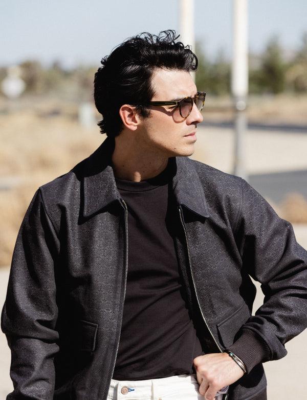 Maison Scotch JOE JONAS X SCOTCH SODA SUEDE TUXEDO BLOUSON